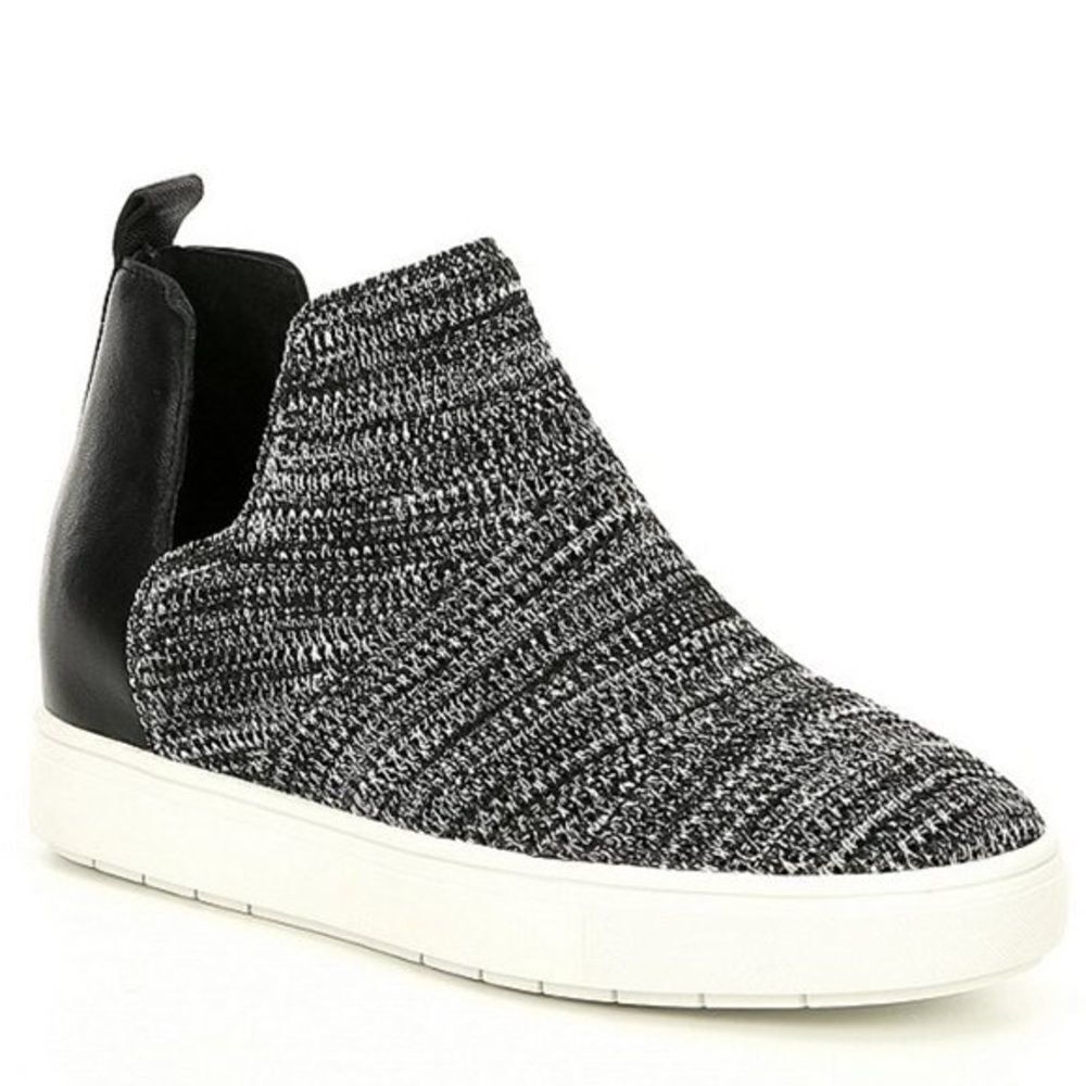 Flyknit Slip-On Black Wedge Sneakers A17‎
